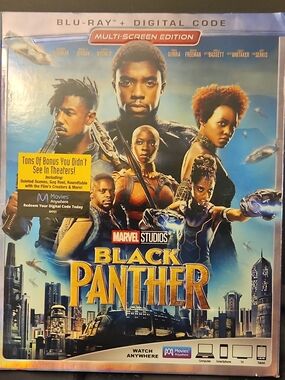 Marvel Black Panther Blu-ray Multi-Screen Edition - Blue, Gold, Black
